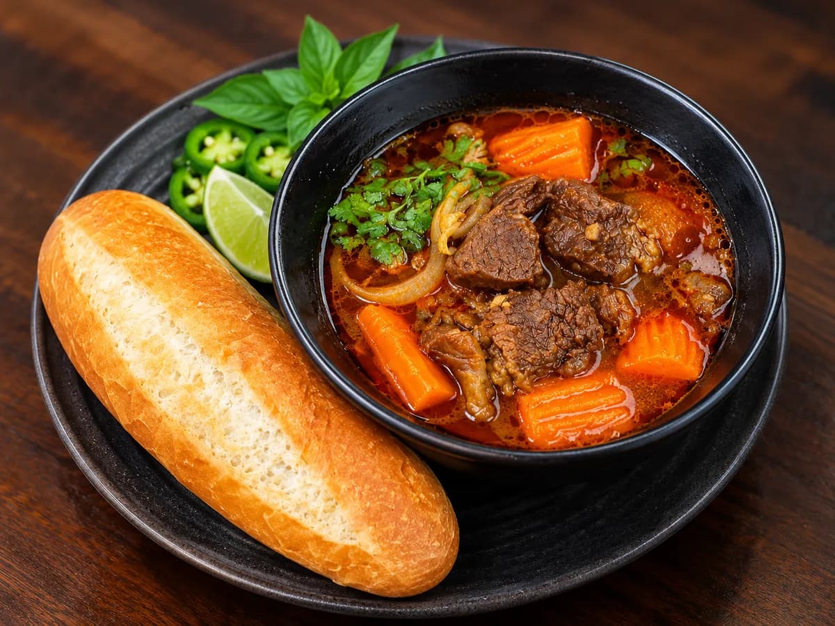 Vietnamese Beef Stew with Bánh Mì