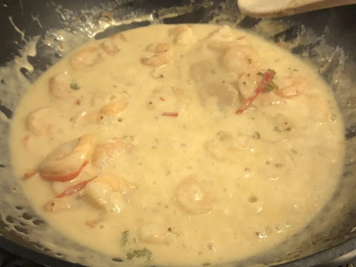 Creamy Rice Prawn