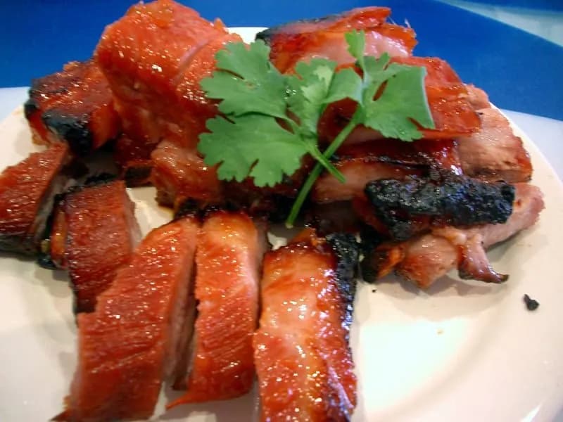 BBQ Pork in Plum Sauce